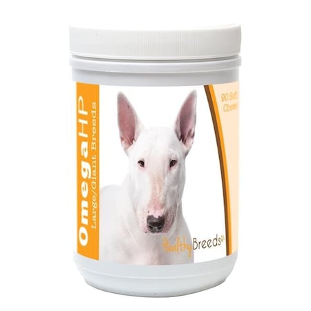 Healthy Breeds Healthy Breeds 840235103851 Bull Terrier Omega HP Fatty Acid Skin & Coat Support Soft Chews; 90 Count 840235103851
